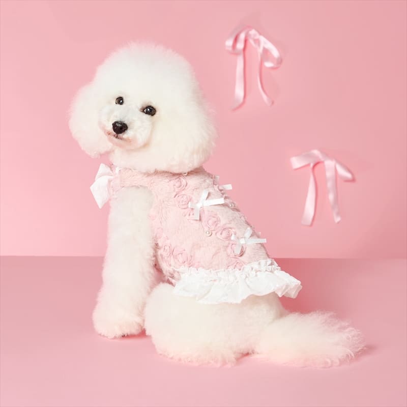 pearl ribbon vest